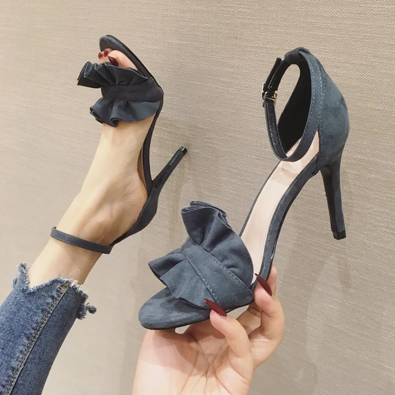 2020/44577Summer Rome Style sandals Open Toe Sexy Nightclub Stiletto Female Pump Women's Shoes