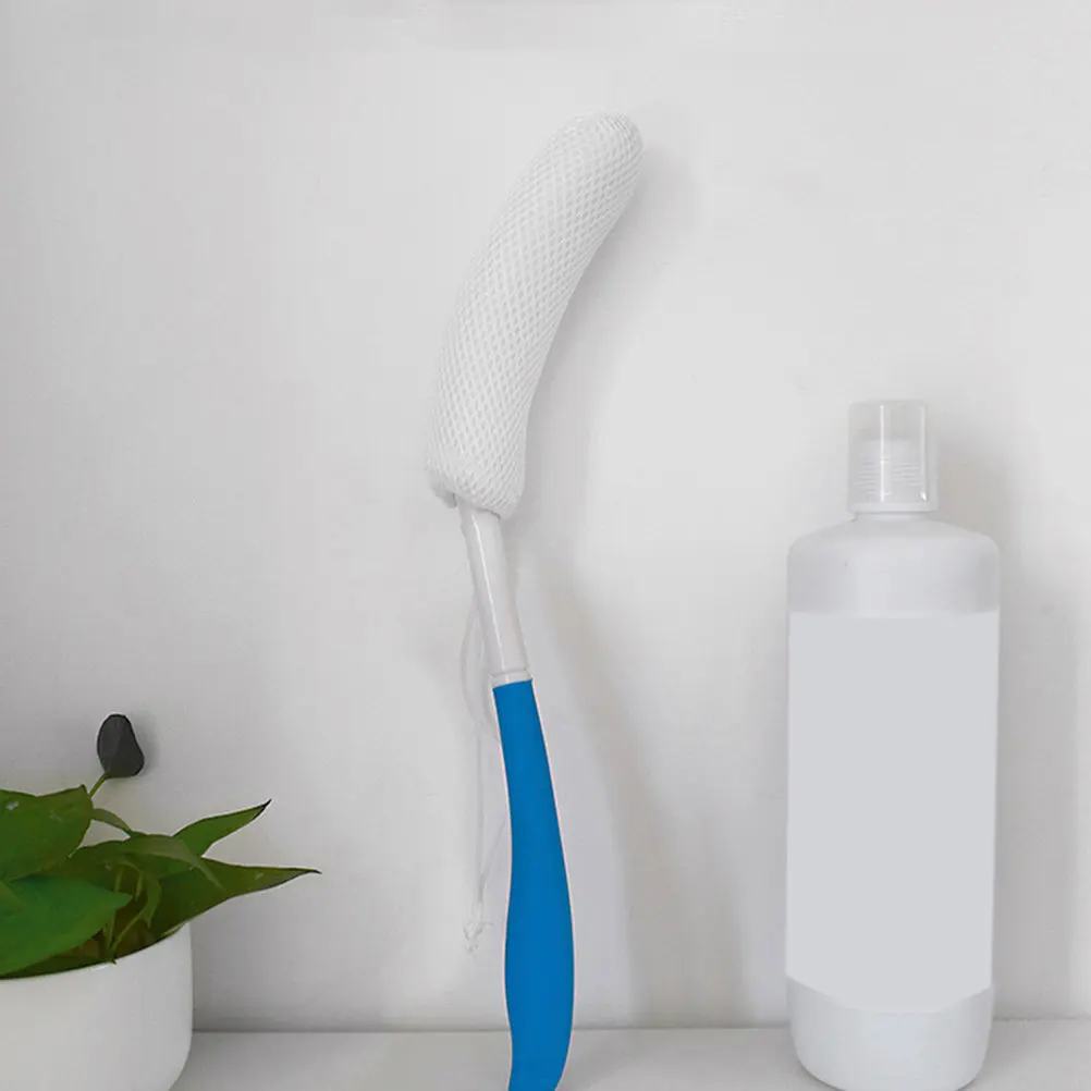 

1Pcs Ergonomic Long Handle Bath Brush for Hard-to-Reach Back Cleaning Body Exfoliation Stress Relief Shower Bath Bathroom