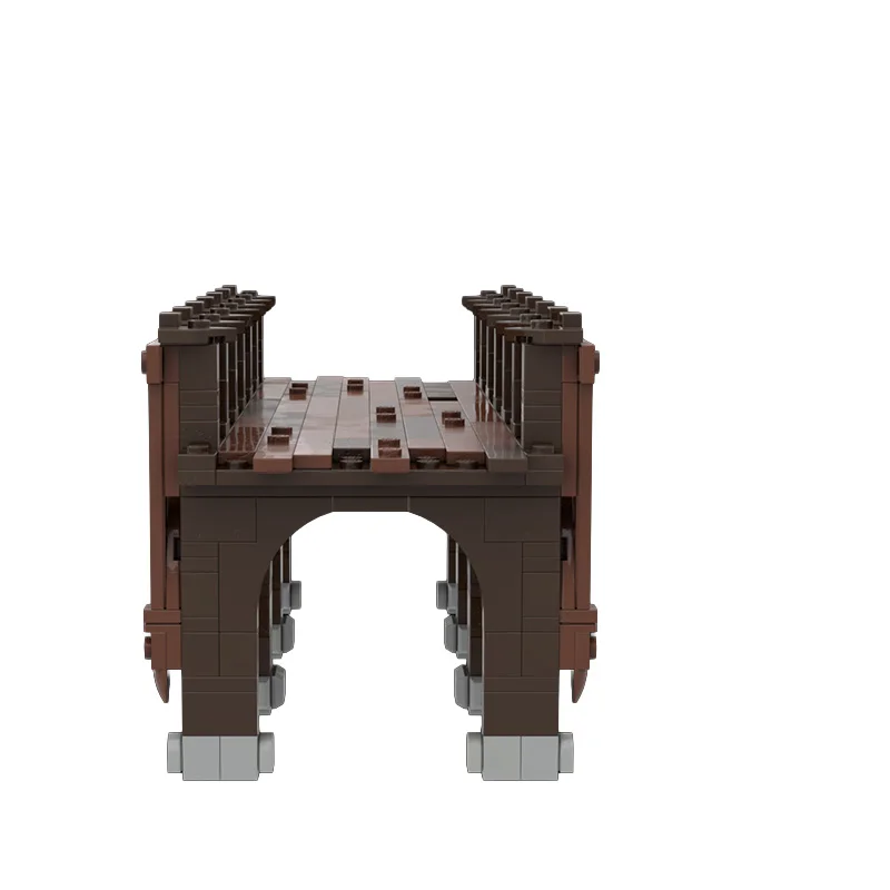 430 Pièces Pont Urbain en Bois MOC, Blocs de Construction Modulaires Personnalisables, Briques Éducatives pour Enfants, Design Populaire, Jouet DIY à Assembler pour Garçons, Cadeau