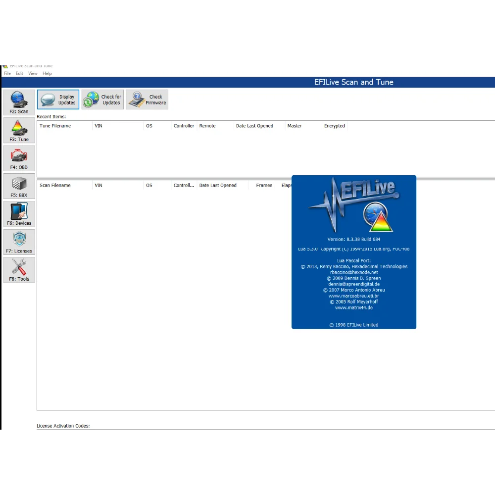 EFILive Software V8.3.38 Unlimited Full Tuning Pro Support cable flashscan : V2 V3 GM pro TUNING HD Dodge