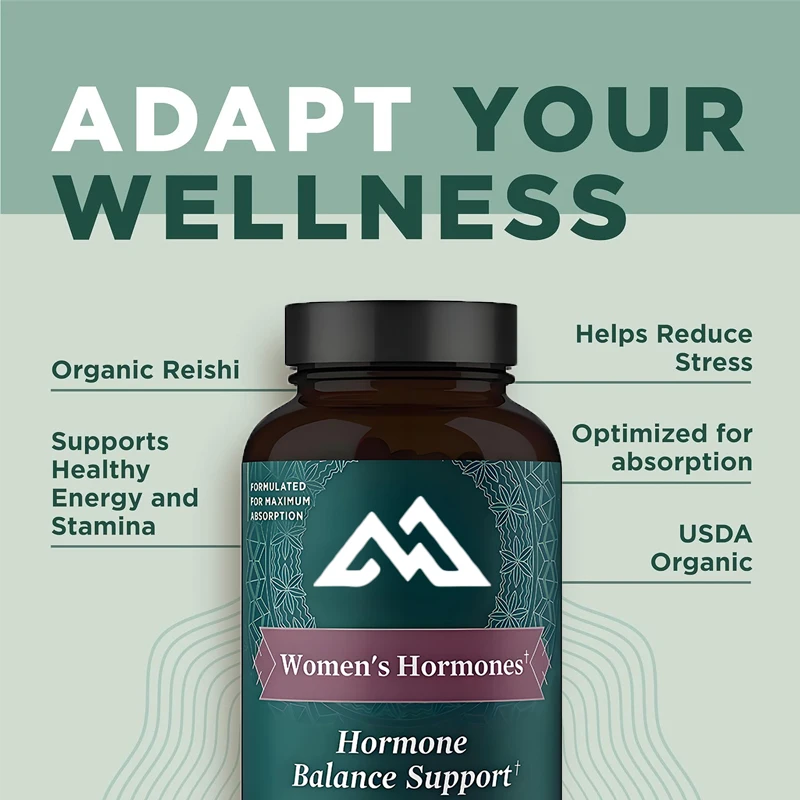 

Women's Hormones, Energy Support, Reproductive Health Hormone Balance, Gluten Free, Ketogenic Friendly, 60 Capsules