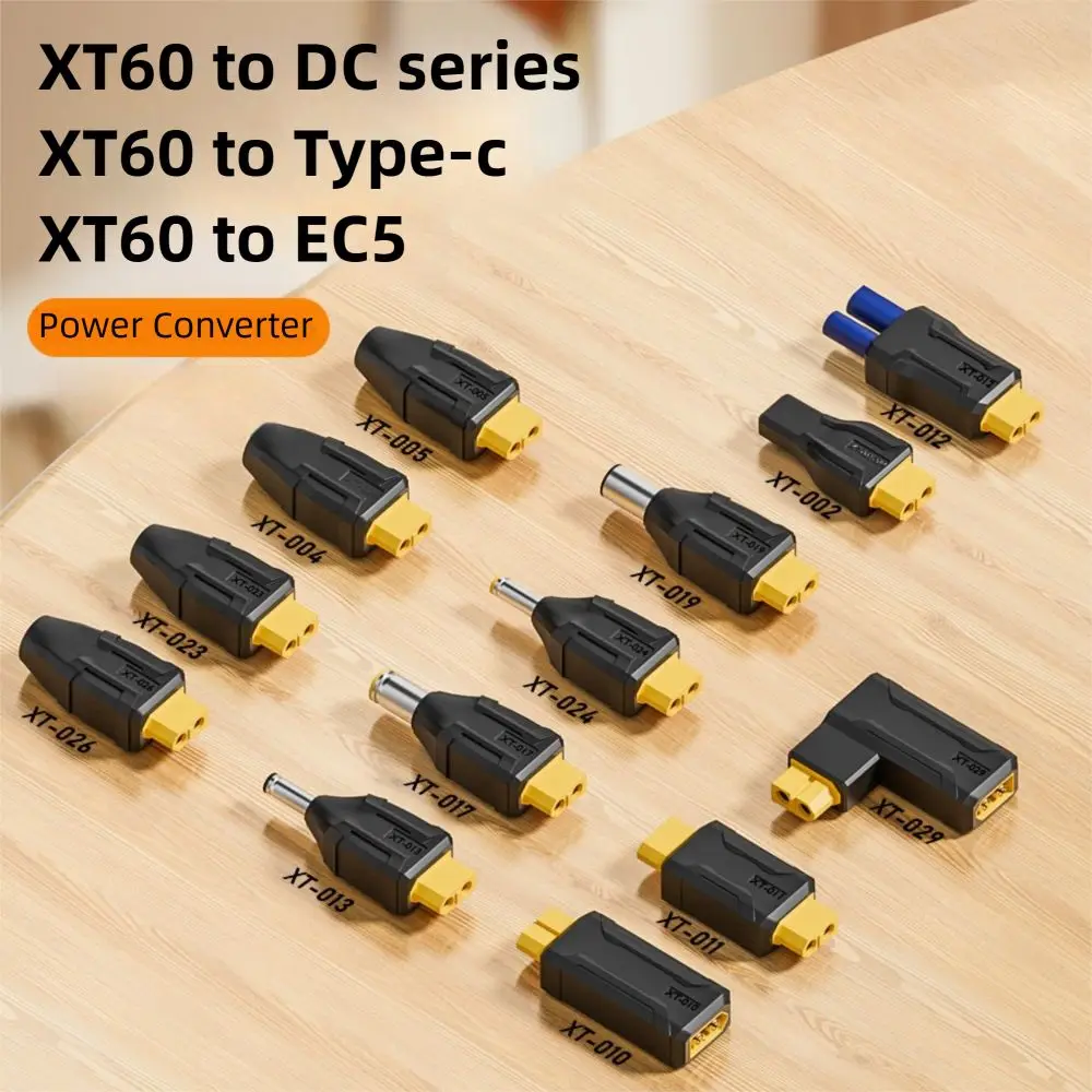 5525 7450 USB C auf XT60 Adapter 20 V/5 A 100 W DC Ladeadapter Universal für Flugzeugmodell Energiespeicher Außenstrom