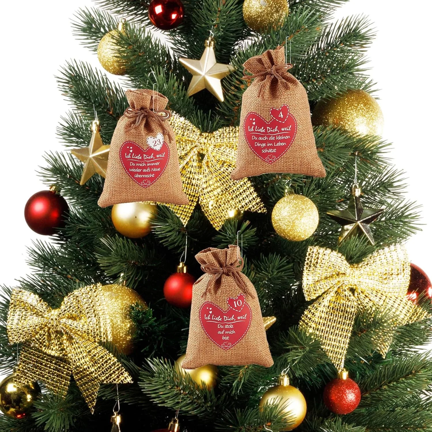 6/12 pièces de sacs cadeaux de - Linen Bag Bulk avis et prix