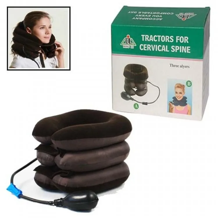 Inflatable Orthopedic Neck and Travel Pillow