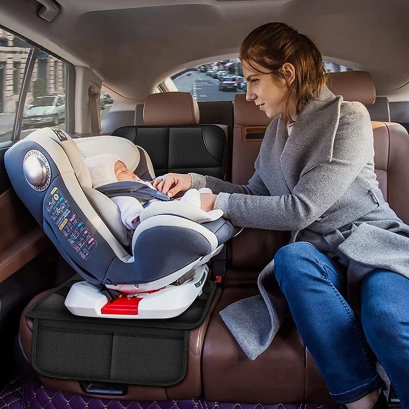 Coprisedile per auto in pelle PU Oxford per cuscino per seggiolino sicurezza per bambini antipolvere