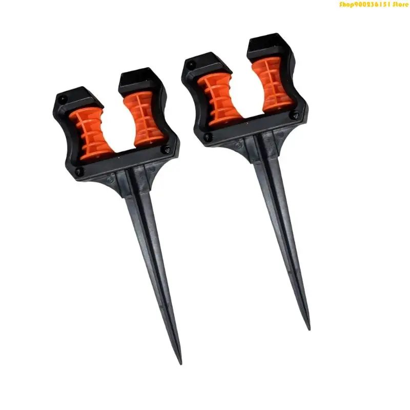 G92C 2pcs Stable Hose Directional Support Brackets Durability Outdoor Hose Management Frame For Efficient Garden Watering