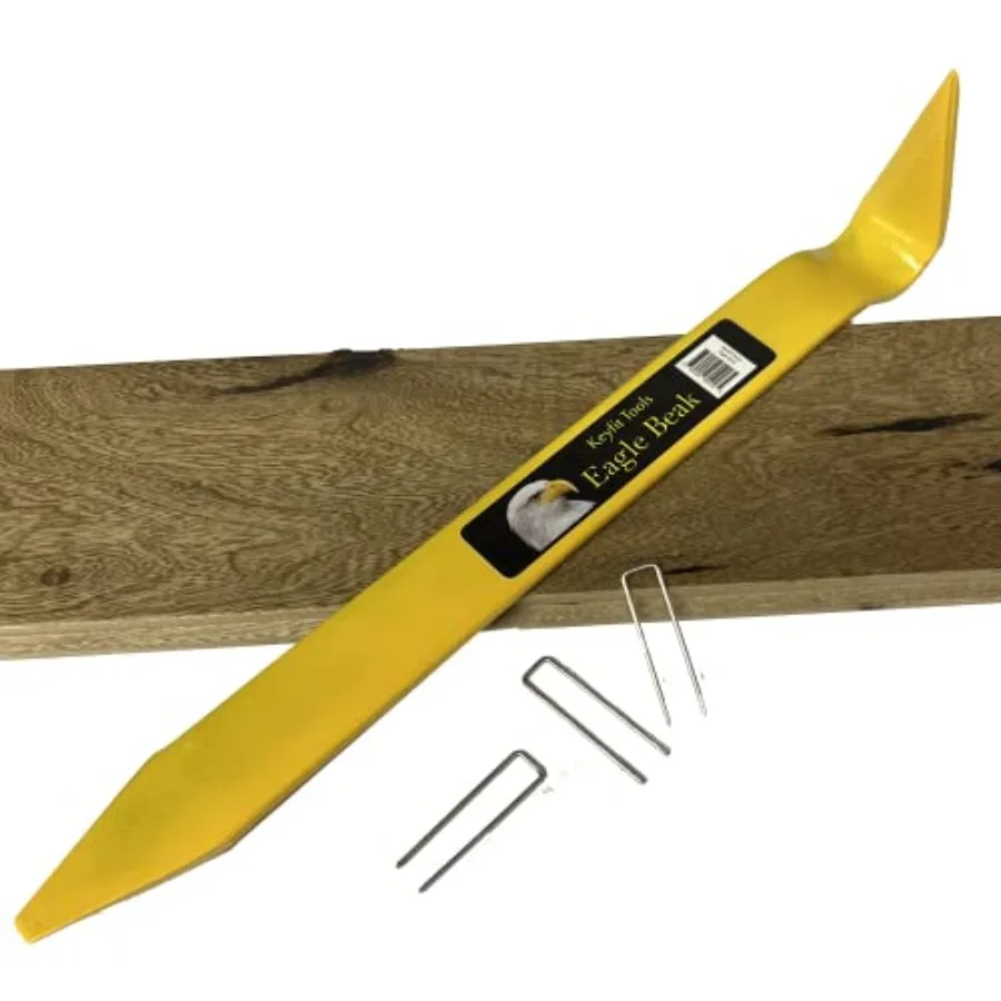 

Eagle Beak Hardwood Flooring Staple Remover Puller Tool Siding Puller for 16 18 gage 2" Fence Staples Compatible with Bostitch