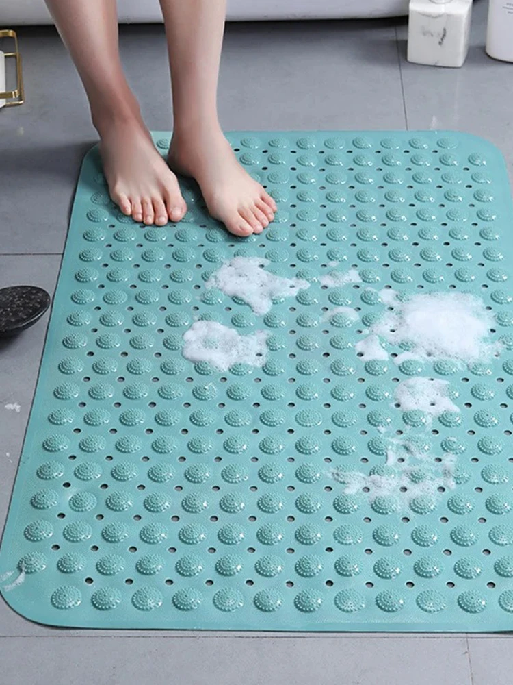 

Shower Bath Mat Bath Tub Pad Household Bathroom Hollow Hydrophobic Thicken Anti Slip Pad Suction Cup Bathtub Massage Foot Pad