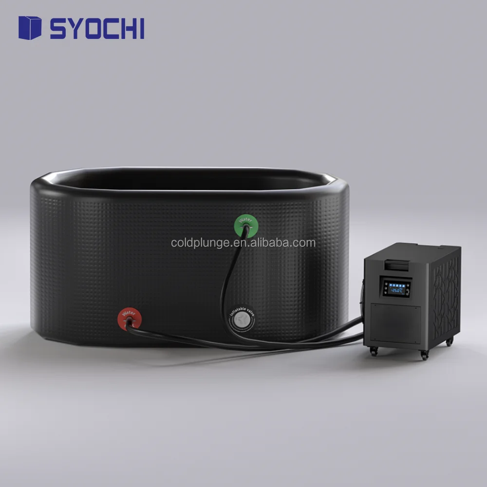 Syochi 1 hp refrigeratore vasca di ghiaccio atleta vasca di ghiaccio con filtro 110V