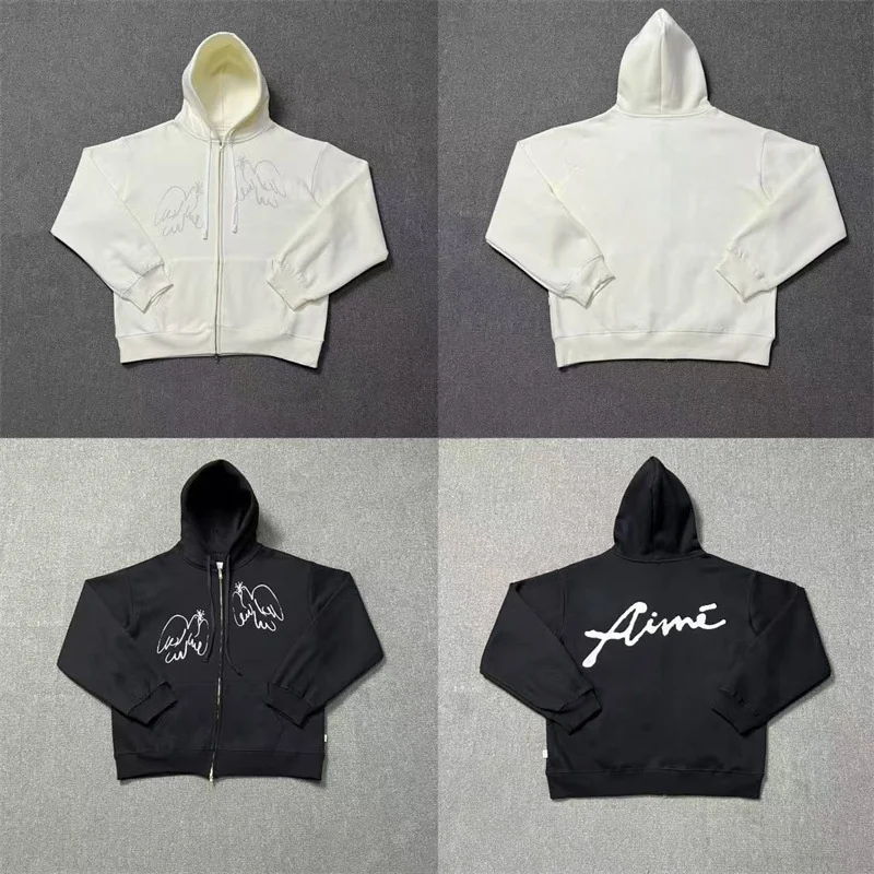 

Модный кардиган-худи в американском стиле с принтом Pigeon Letter, осенне-зимний, мужской и женский, на флисовой подкладке, повседневный, высокого качества