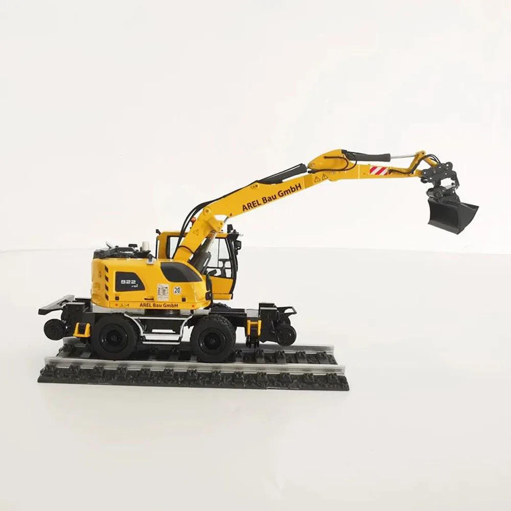 1/50 Legering Toy Engineering Collect Model - A922 Duensing - Compacte railgraafmachine - Verjaardagscadeau voor jongens Scènedecoratie