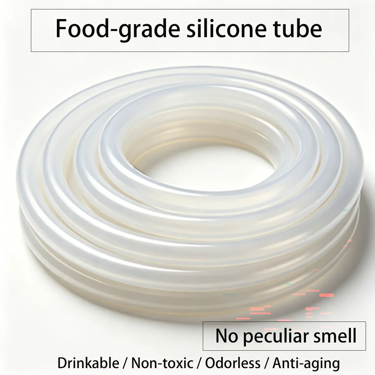 Food Grade Silicone Hose Transparent Thick Elastic Peristaltic Pump Water Dispenser Tube