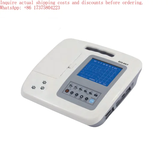 3 Channel 6 Channel Veterinary Machine for Pet Clinic for CE Certified Animal Electrocardiograph for Dogs Cats Horses for