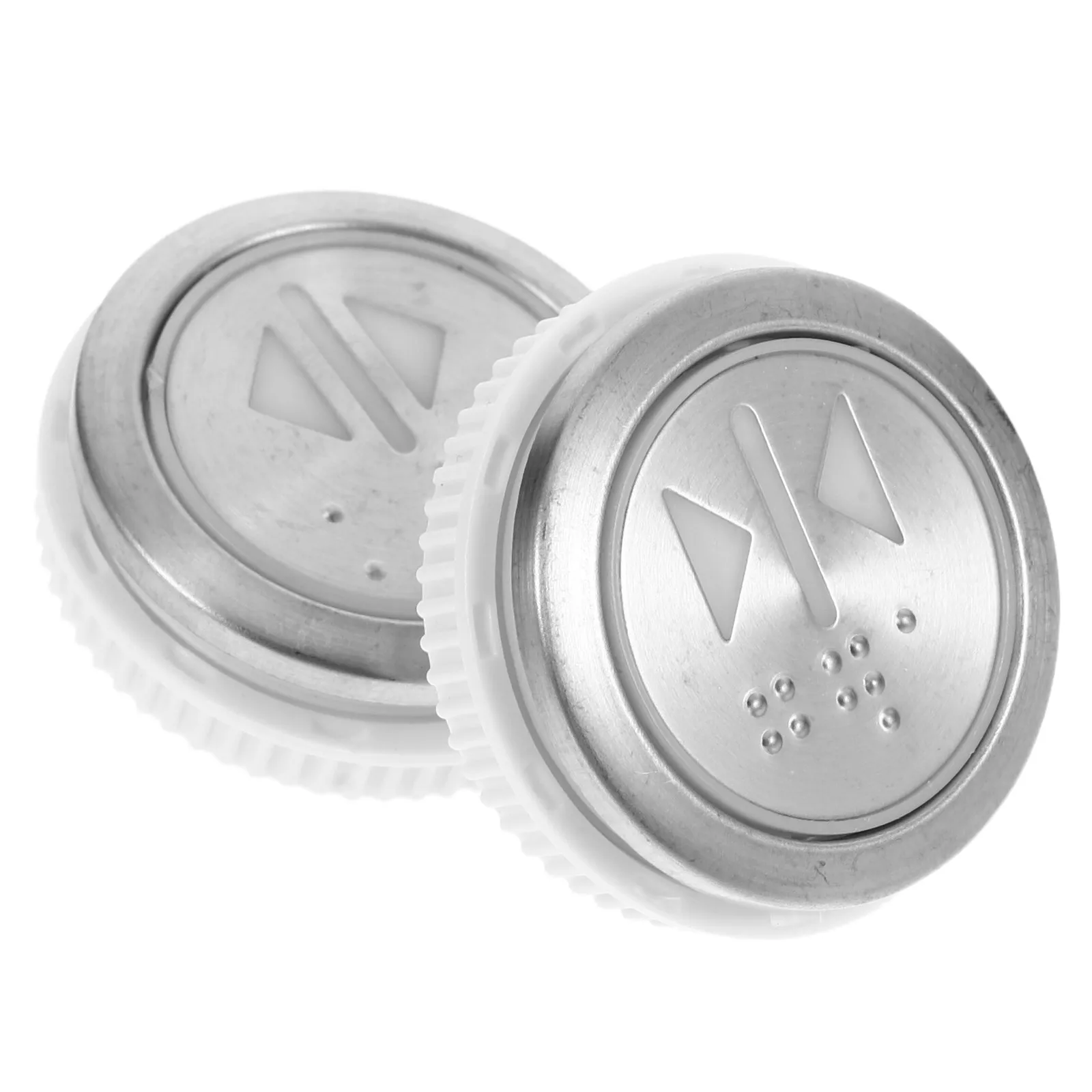 

2Pcs Elevator Button Replacement Switch Stainless Steel Round Buttons Lift Elevator Accessories for Commercial Residential Use