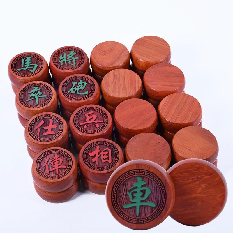 Rosewood Chess Chinese Chess Santos Rosewood Ebony Rosewood S. Lee Solid Wood Chess Folding Chessboard Household