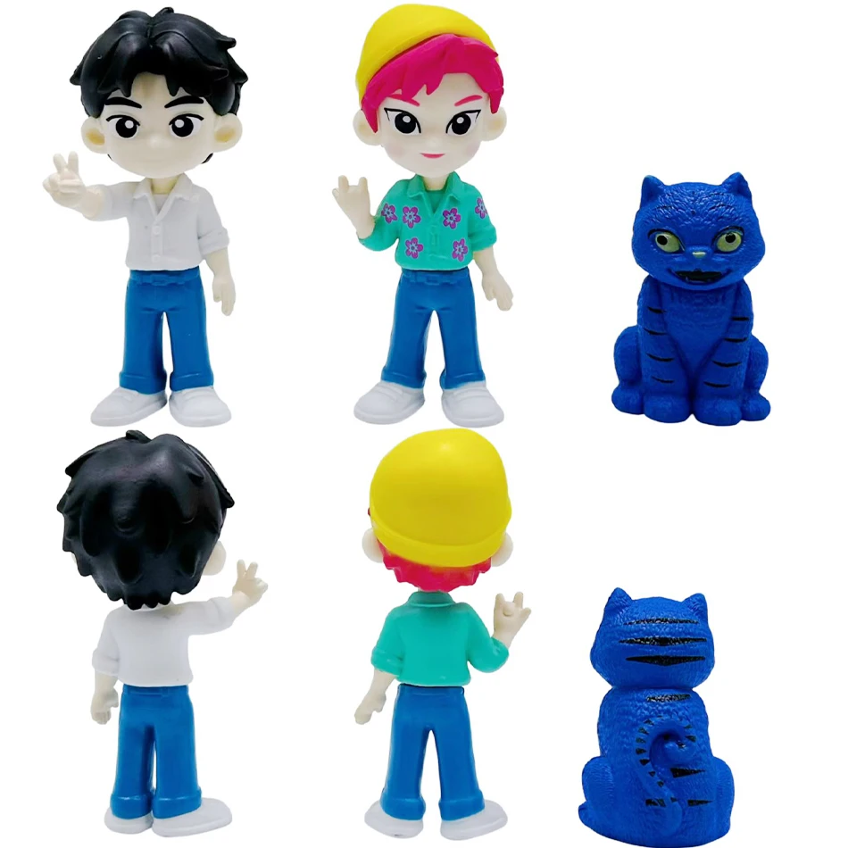 شيطان الصيادين أنيمي Kpop نموذج لجسم صندوق أعمى لعبة الكرتون الألعاب الأجهزة الطرفية مكتب الديكور جمع نموذج للطفل هدية