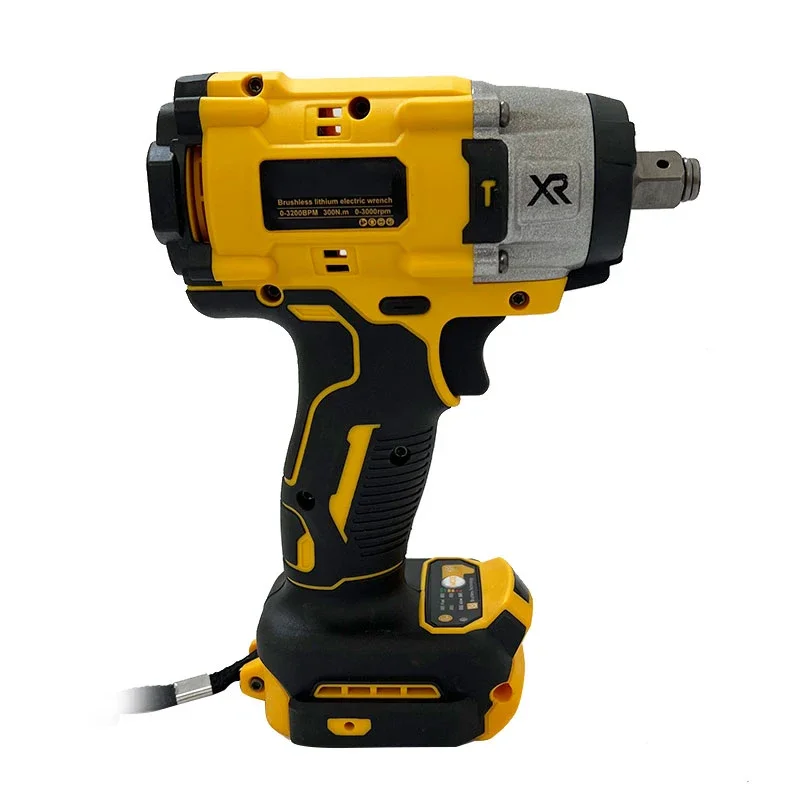 صالح ديوالت 3250 دورة في الدقيقة مفتاح كهربائي لاسلكي 205N.m فرش تأثير وجع عزم دوران عالي أداة إصلاح الطاقة لبطارية 20 فولت #3