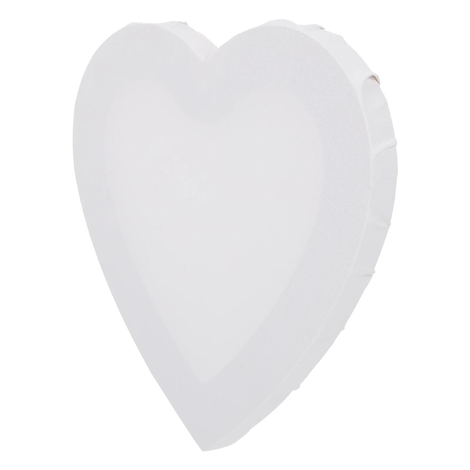 

Love Frame Blank Canvas Heart Painting Board DIY Accessory Supply Stretched Artist Oil to Drawing