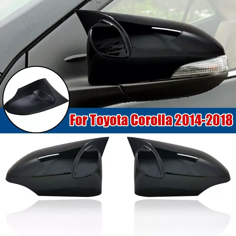 For Toyota Camry xv50 xv55 Corolla E160 E170 Yaris Prius C Car Sticker Rearview Side Mirror Cover Wing Cap Exterior Case Trim