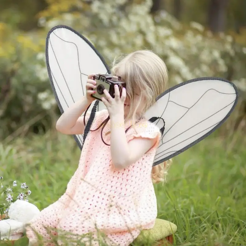 31BFバタフライウィンググリッターフェアスウイングエンジェルウィングレディースリトルガールズ、ドレスアップのふりをするハロウィーンコスチューム