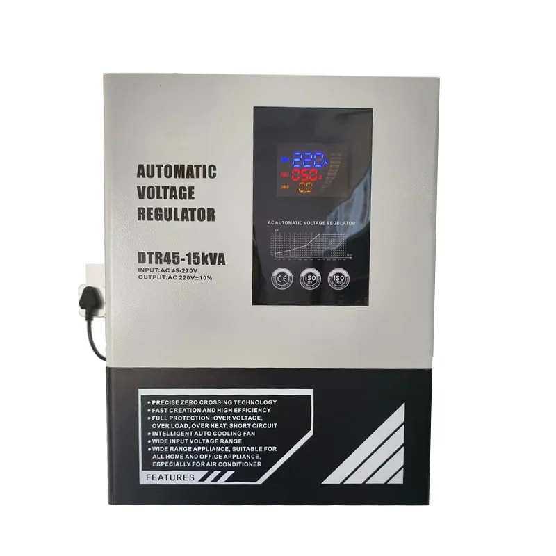 Wall Mounted AVR Automatic Voltage Regulator/Stabilizer 45V-270V  Low Voltage Protector Adjustable Voltage Power Adapter