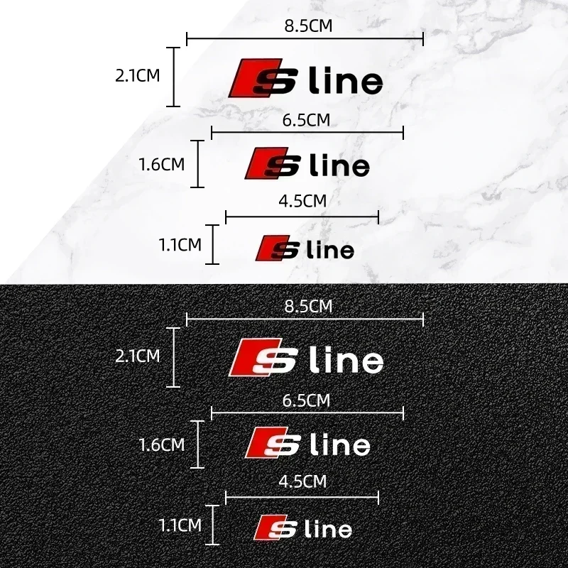 Car Brake Caliper Sticker Heat Resistant Decals Auto Accessories for audi S Line A1 A3 A4 A6 A7 Q3 Q5 Q7 RS3 RS4 RS5 S3 S4 S5 S7 view 6