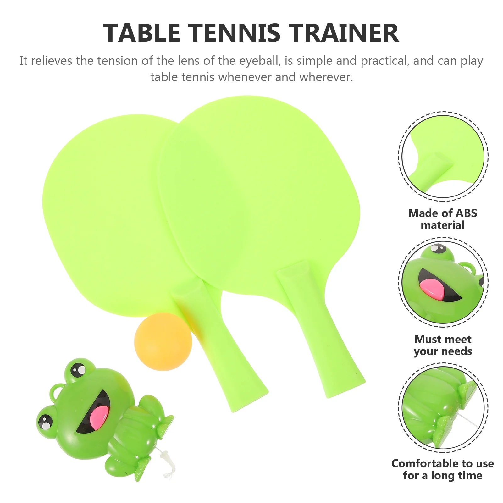 

1Set Table Tennis Trainer Hanging Indoor Kids Training Kit Interactive Game Equipment Table Tennis Set Indoor Kids Toys