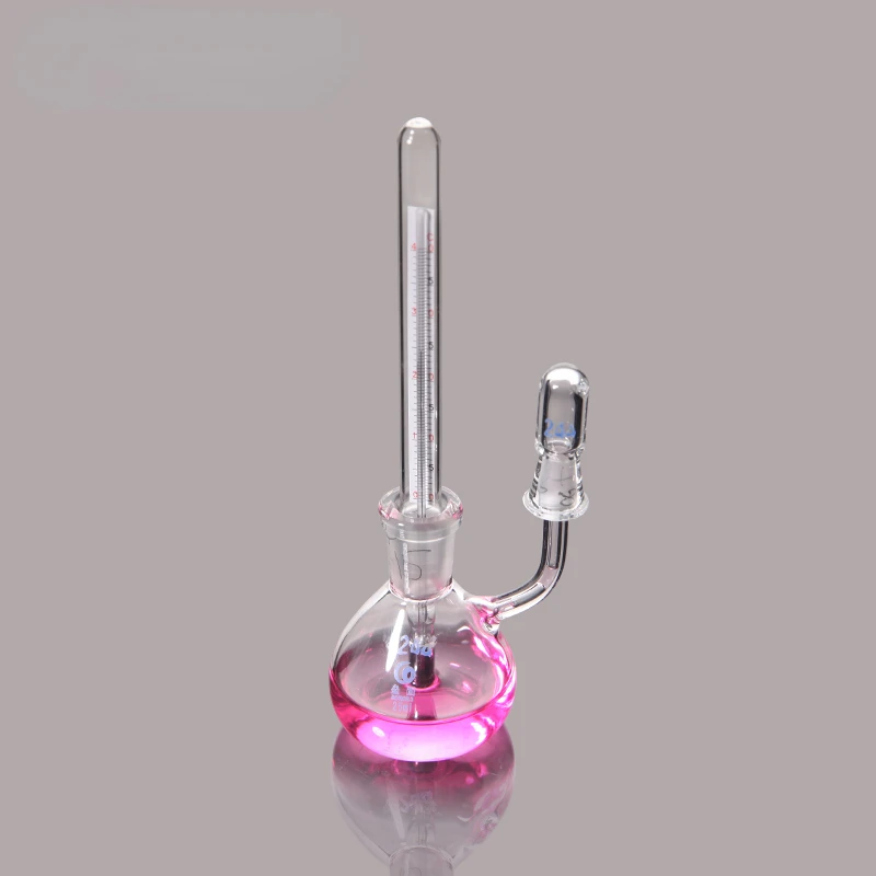 25ml 50mL Lab Glass Pycnometer with Thermometer Specific Gravity Bottle Picnometer Laboratory Equipment