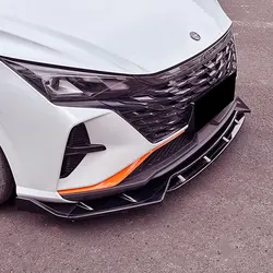 Front Bumper Lip for AEOLUS A30 Air Splitter Car Body Kit Spoiler 2023 2024 Black Skirts Accessories