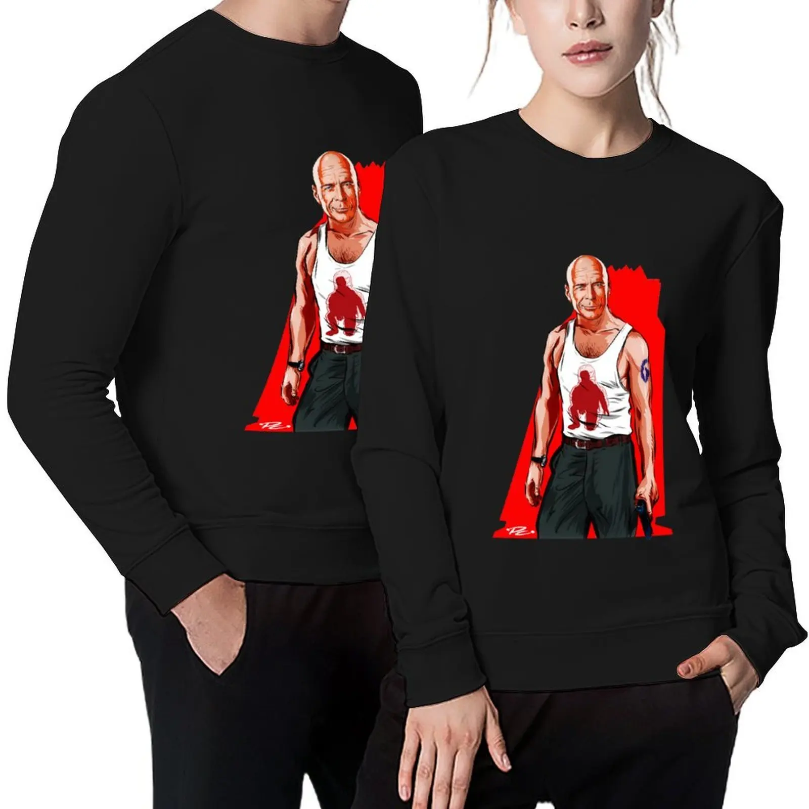 

Bruce Willis Pullover clothes for men men's clothes tracksuit male clothes new in sweatshirts