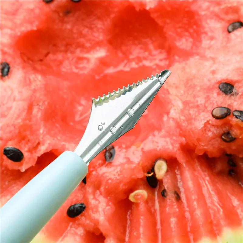 Multi Function Fruit Carving Knife Watermelon Baller Ice Cream Dig Ball Scoop Spoon Baller Kitchen DIY Cold Dishes Tools Gadgets