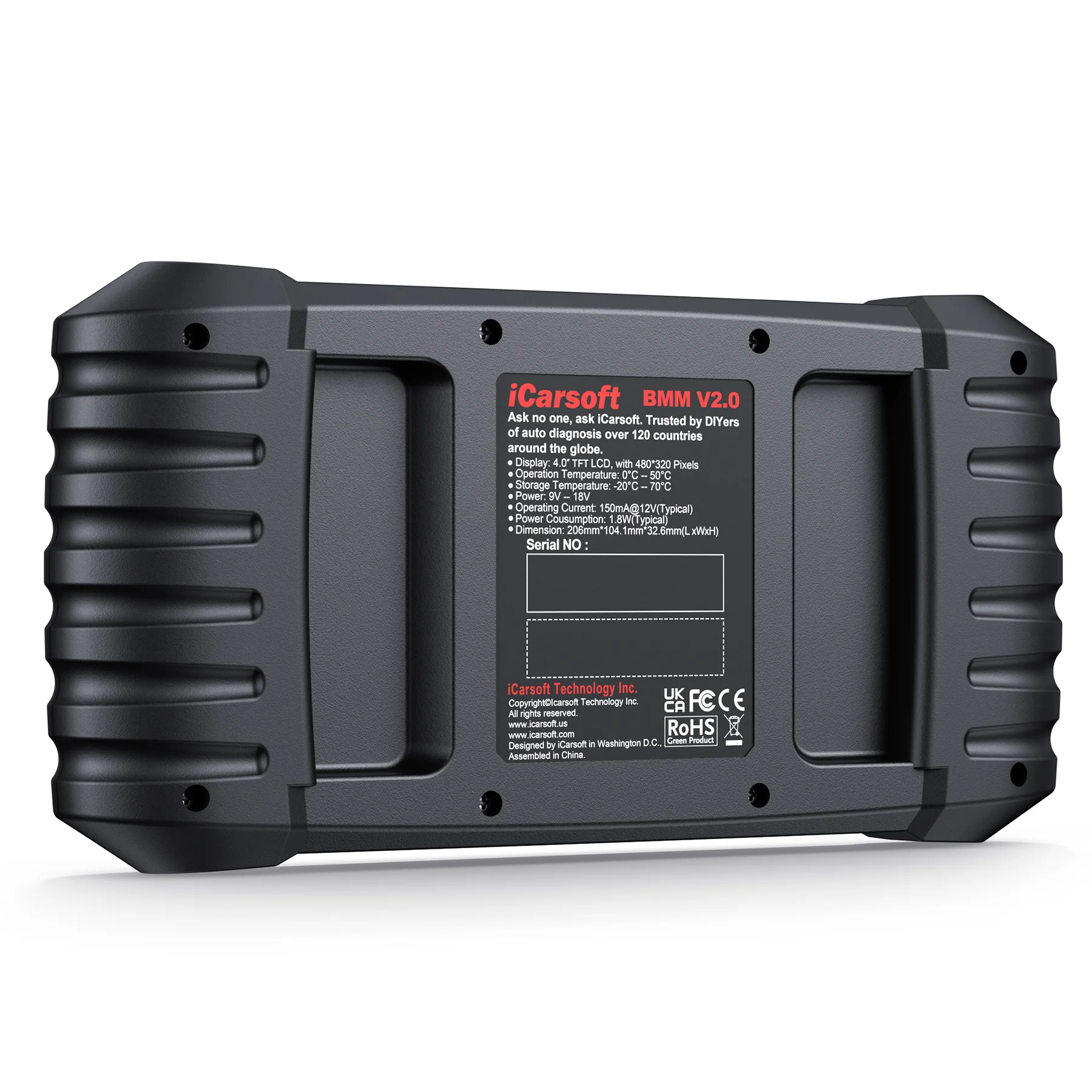 iCarsoft 2025 BMM V2.0 Full System Diagnostic Tool for BMW Mini Rolls-Royce OBD2 Scanner Code Reader with 9 Resets AutoVIN