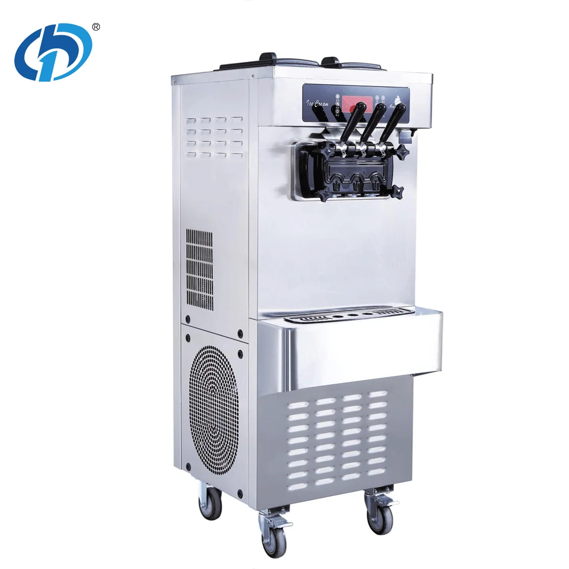 

Icecream Machine 20-28L/h Automatic Soft Serve Ice Cream Maker Commercial Ice Cream Machine for Business Price Italian