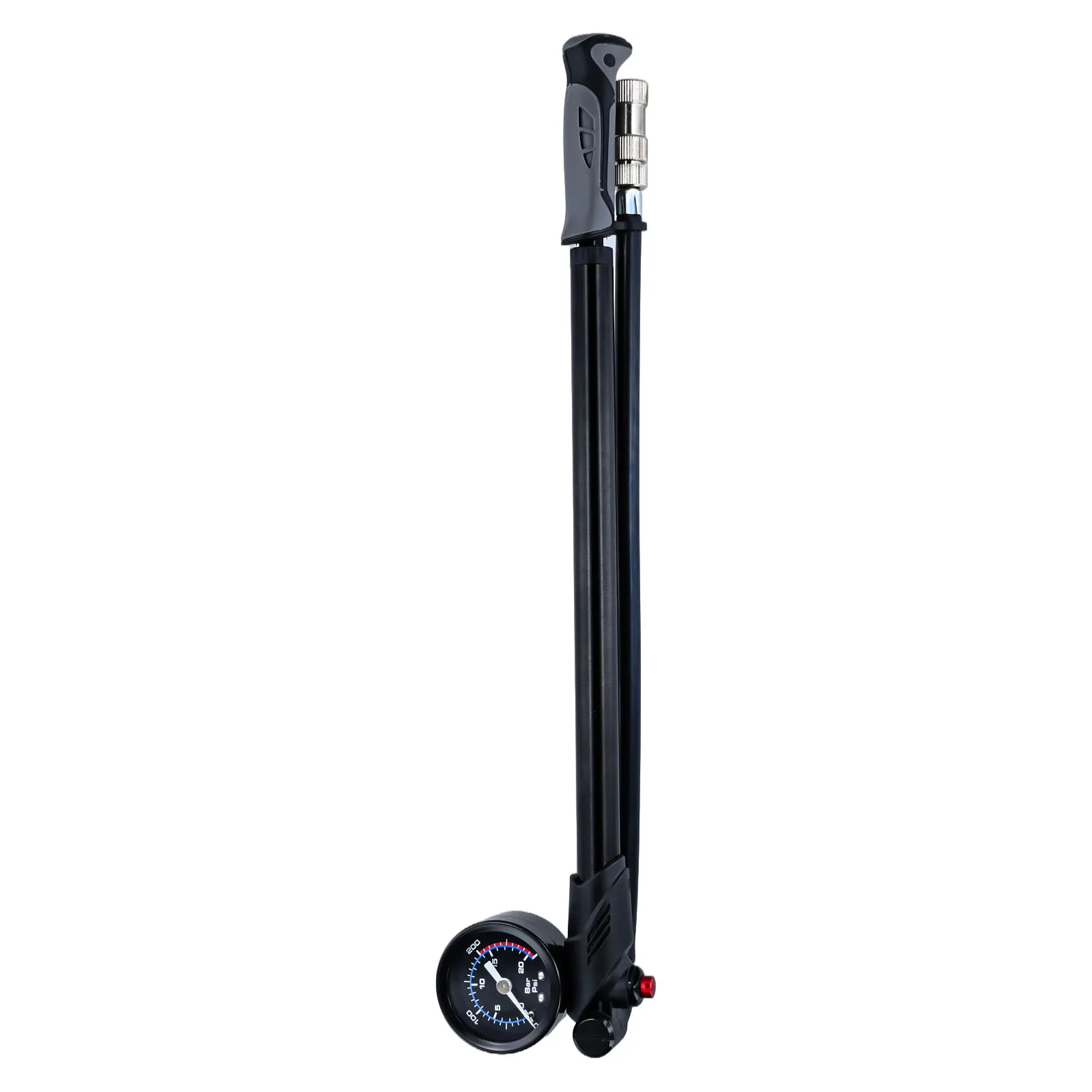 Lightweight Design Aluminum Alloy Aluminum Alloy Aluminum Alloy Bicycle Front Fork Pump High Pressure T Shaped Handle Design