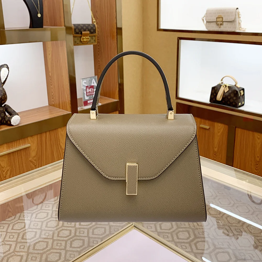 2026 new bag atmospheric handbag versatile palm pattern women's commuting shoulder crossbody bag