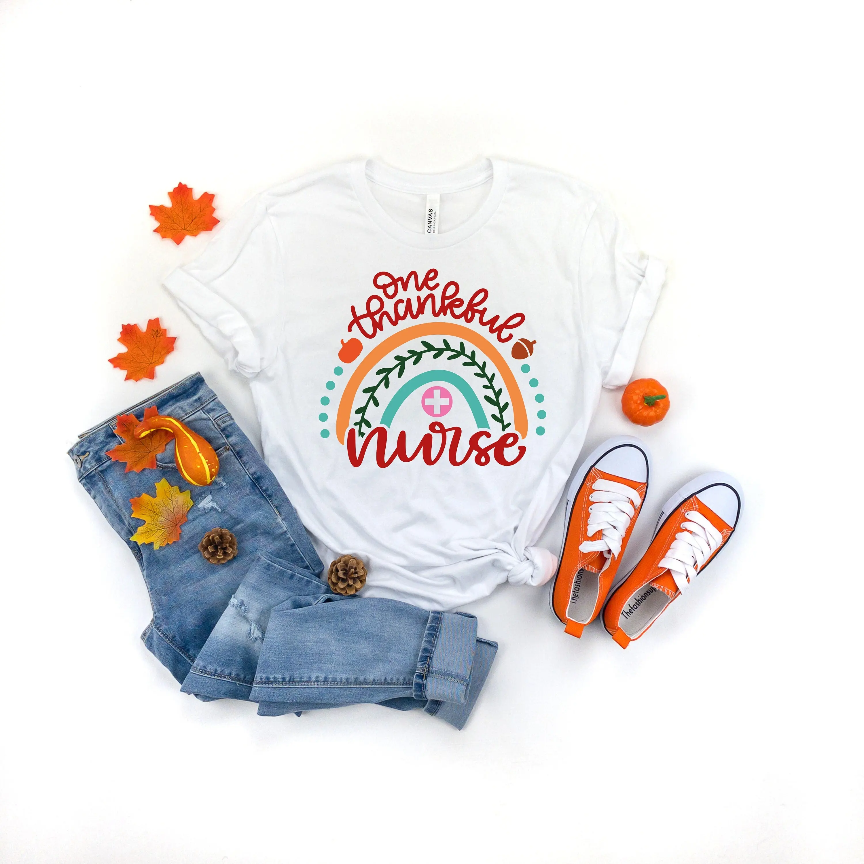 Rainbow Nurse T Shirt Thanksgiving For To The Cutest Turkeys Turkey School