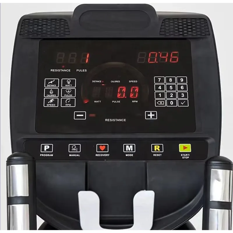 

Cardio Exercise Foldable Elliptical Trainer, Self-Generated Power System, Elliptical Bike Design for Fitness