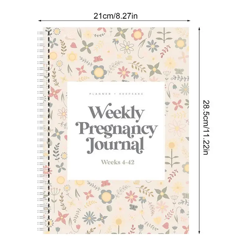 My Pregnancy Journal Weekly Pregnancy Organizer Pregnancy Journal Memories Book Expecting Moms Calendar Pregnancy Weekly Monthly