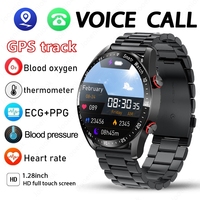 2025 New GT Series Bluetooth Call Smart Watch Men 1.28 Inch AMOLED HD Screen Sports Watch ECG+PPG Smartwatch Android IOS +Box