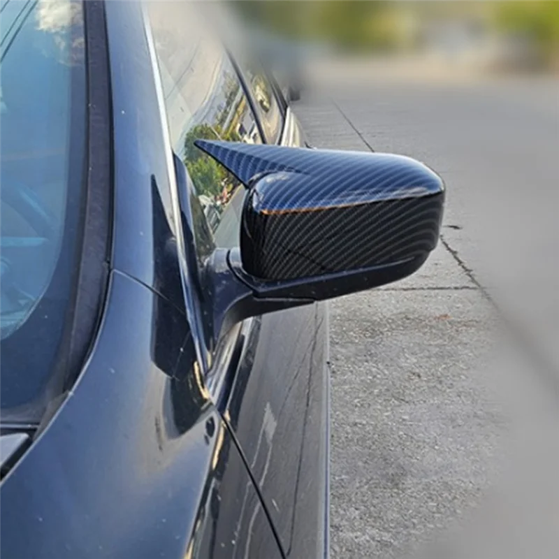 ألياف الكربون غطاء الكسوة لهوندا أكورد 2003-2007 سيارة الجانب الجناح غطاء مرآة مرآة الرؤية الخلفية قذيفة