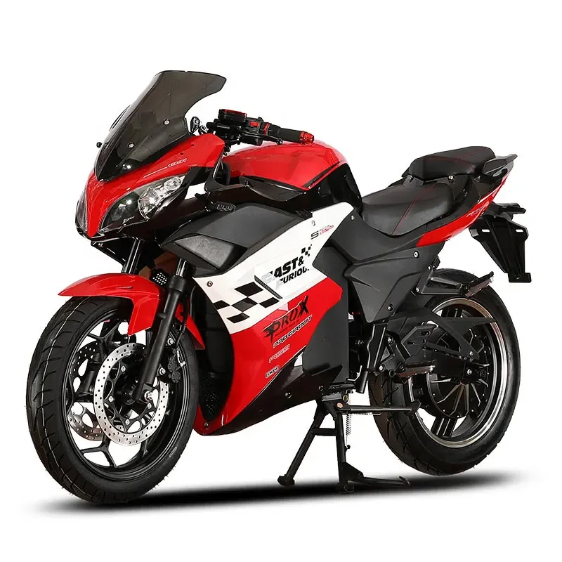 2025 High-Performance Racing Electric Motorcycle 72v Voltage with Power Range up to 200km/h Speed 10000W