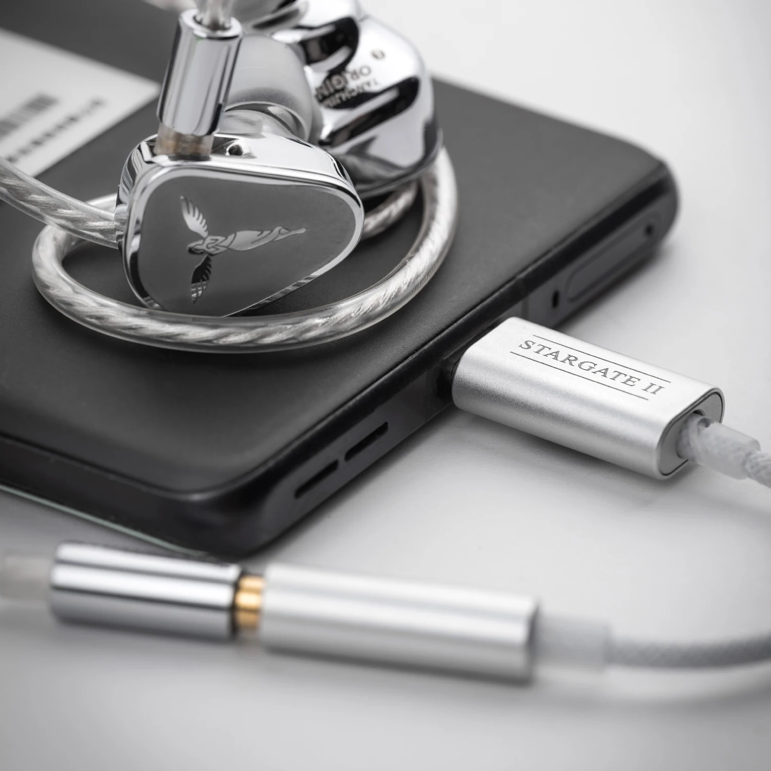 Tanchjim スターゲイト II ポータブル USB DAC タイプ C から 3.5 ミリメートルサポートマイク 32 ビット/384 kHz DSD256 DAC & アンプ