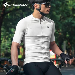 LAMEDA Cycling Jersey Men Road Bike Shirt Bicycle Racing Short Sleeve Breathable Summer MTB Tops Cycling Clothing men