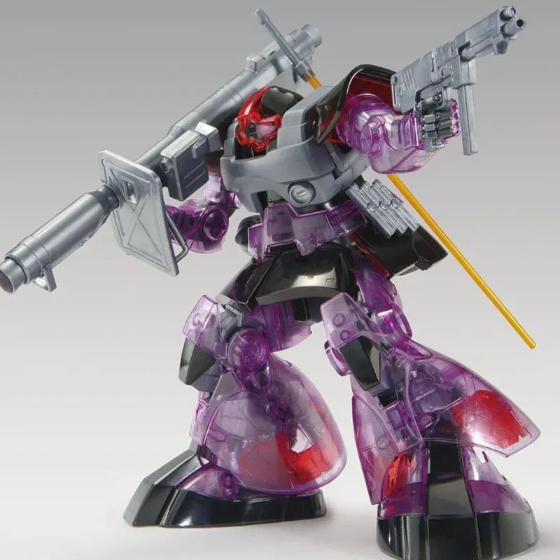 バンダイオリジナルモデルキットガンダム MG ガンダムベース限定 DOM [クリアカラー] 1/100 アニメアクションフィギュア組立モデルおもちゃ