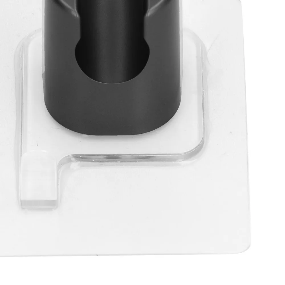 Strong Adhesive Shower Head Holder ABS Material Wall Mount Shower Head Bracket Matte Black No Drill Shower Holder Hotel