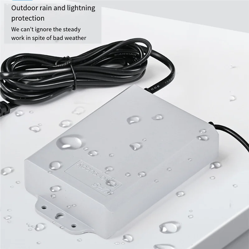 

Y22A-12V-2A UPS Power Supply For Wifi, Router, Modem, Security Camera Mini UPS Battery Backup Protector AU PLUG