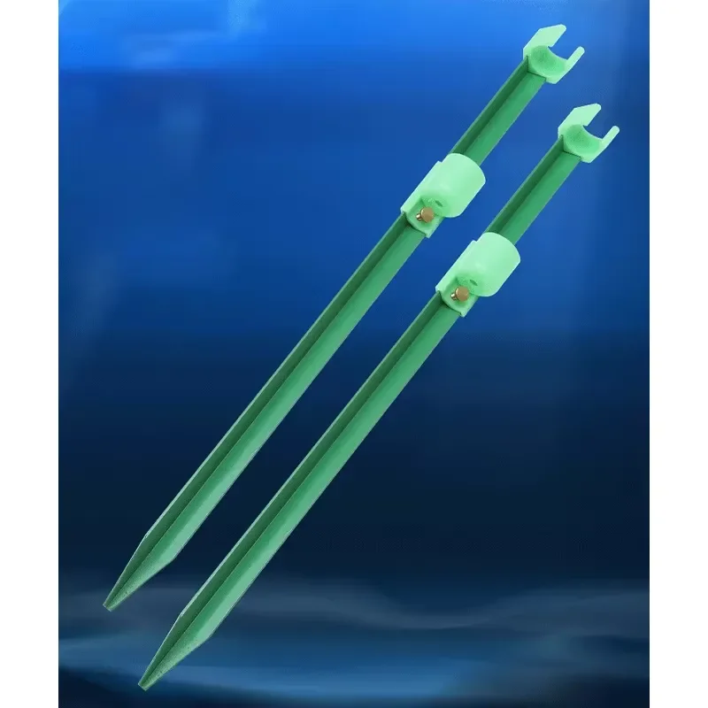 Surf Aluminum Fishing Rod Pole Holder Rack With Luminous Parts Aluminum Alloy Ground Support Stand Sand Spike A-alloy Rod