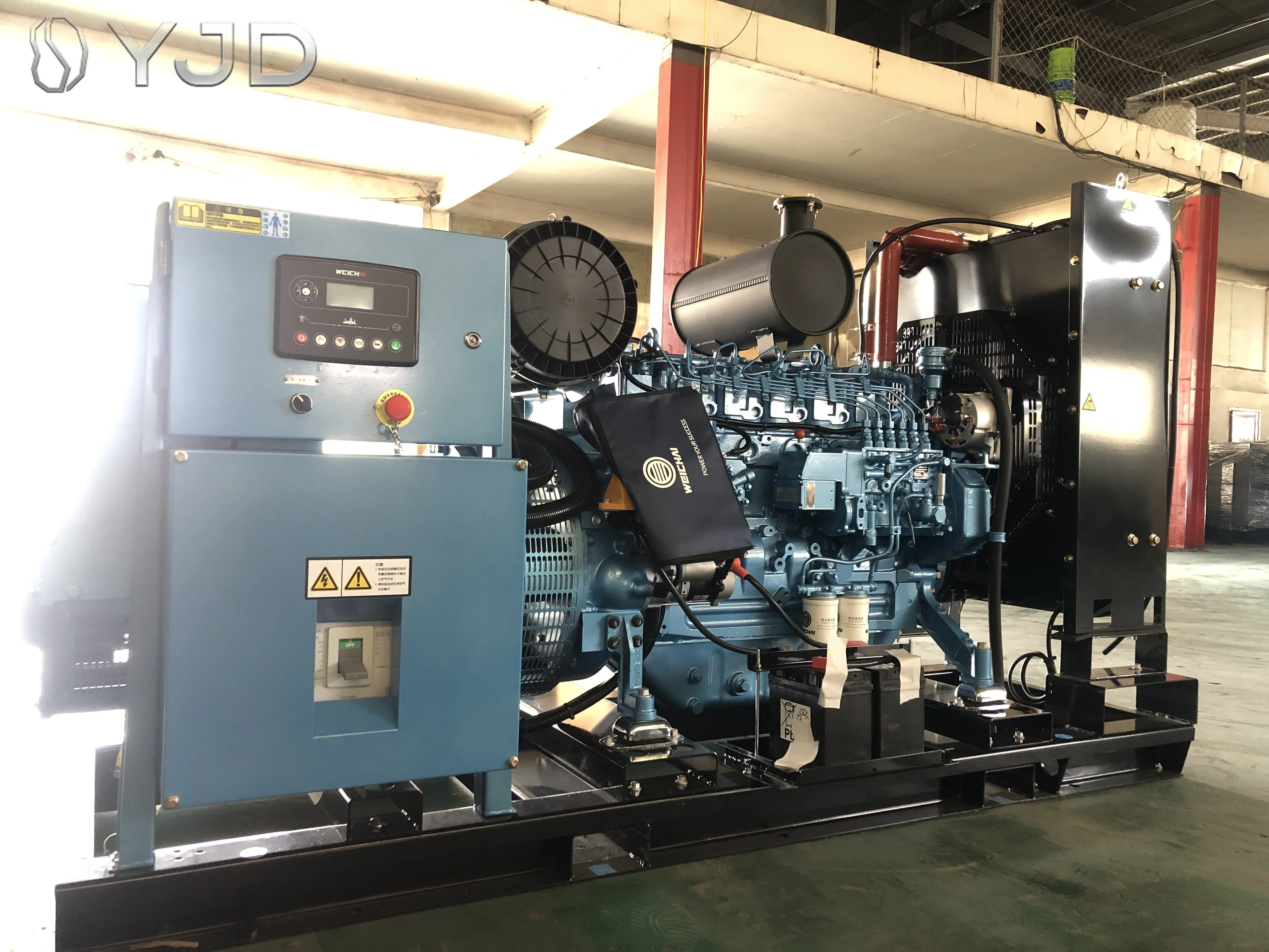 50/60HZ 1500/1800RPM Wei-Chai Open Frame Type 150KVA 200KVA  Genset Diesel Generator Set  Single/Three Phase High Speed Diesel