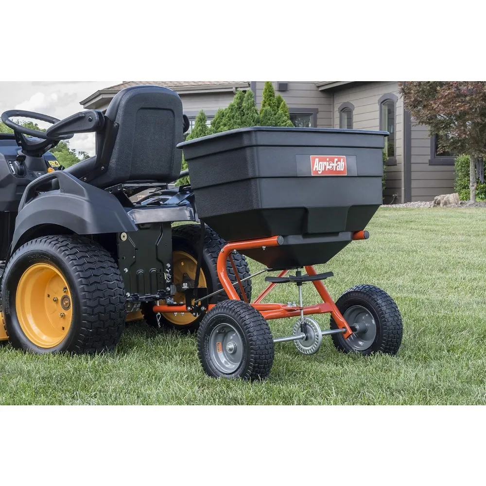 Inc 45-0547 185 lb. L & G Tow Broadcast Spreader, Orange