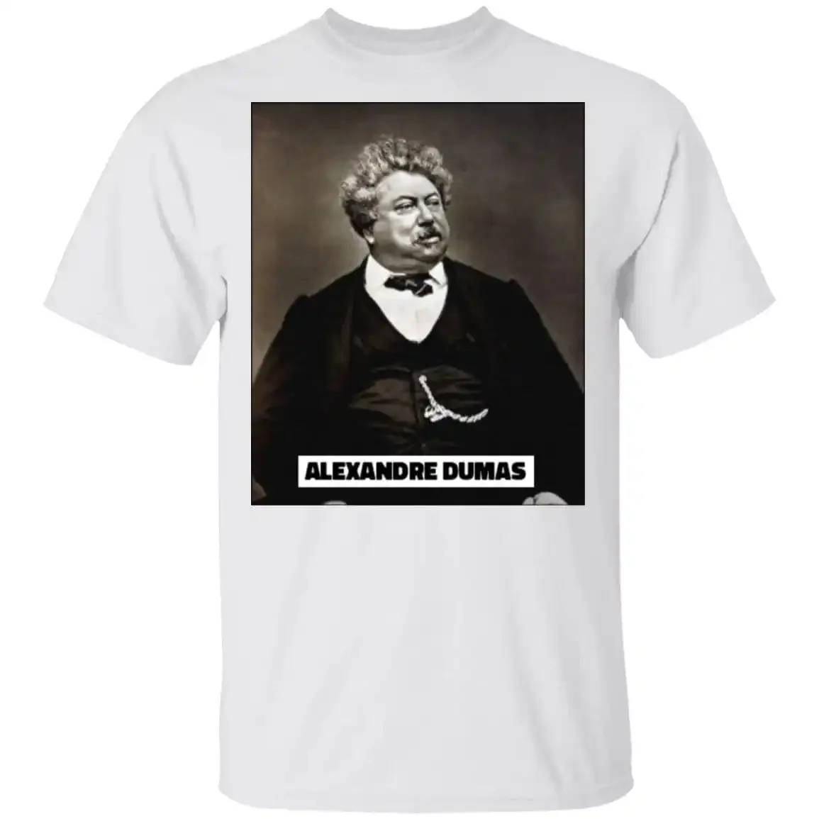 Alexandre Dumas Three Musketeers French Genius Writer Author Shirt G500 5.3 Oz. T-shirt